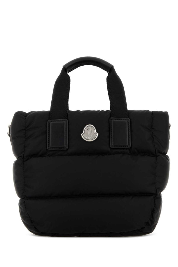 Moncler Caradoc Exterior: 100% Fabric; Lining: 100% Fabric; Finishing: Silver metal mini bag in black