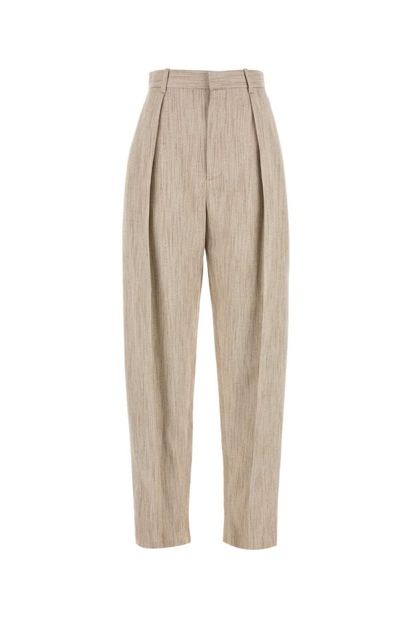 Bottega Veneta Fiammata 56% Viscose trousers in gray