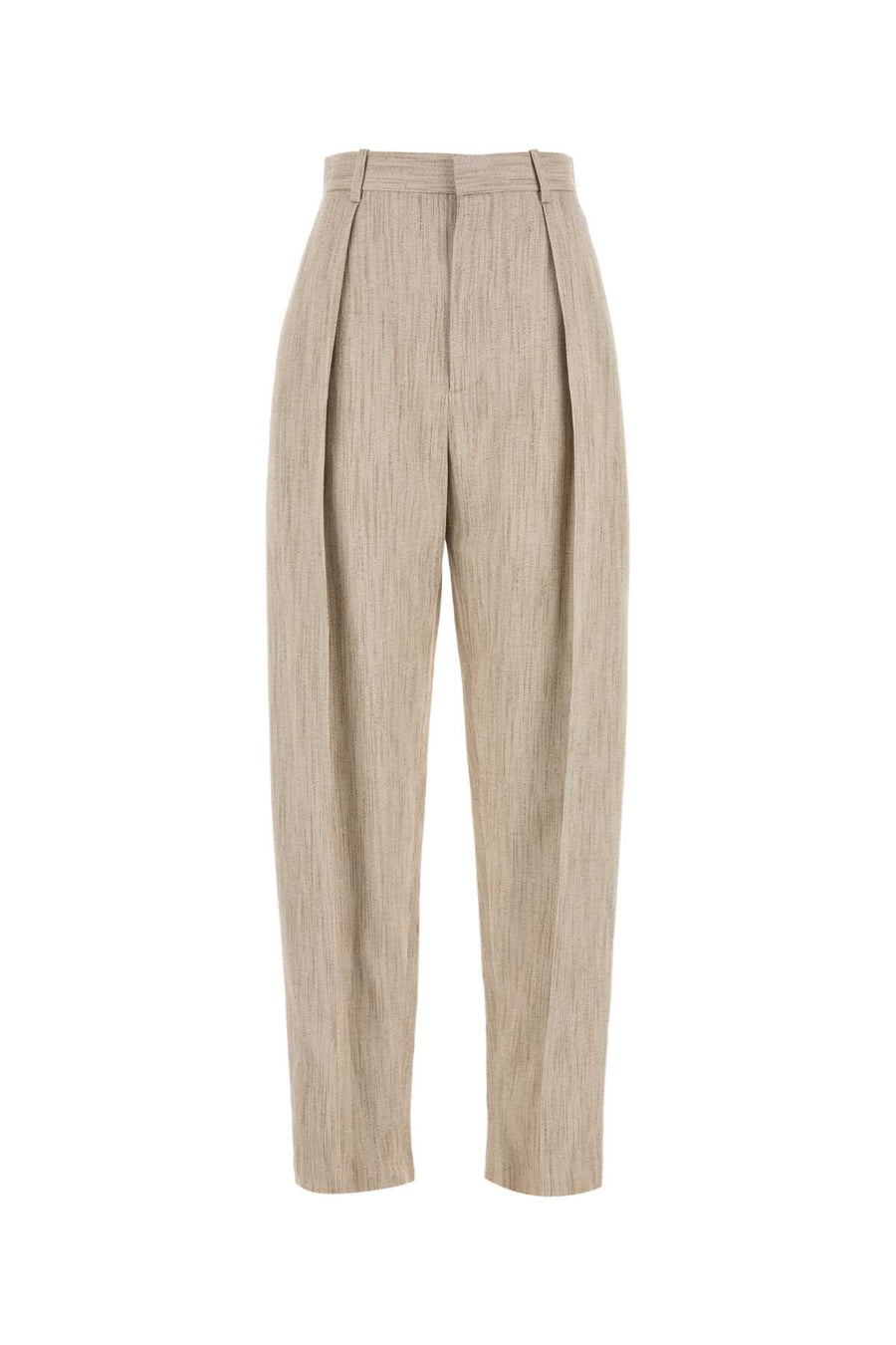 Bottega Veneta Fiammata 56% Viscose trousers in gray