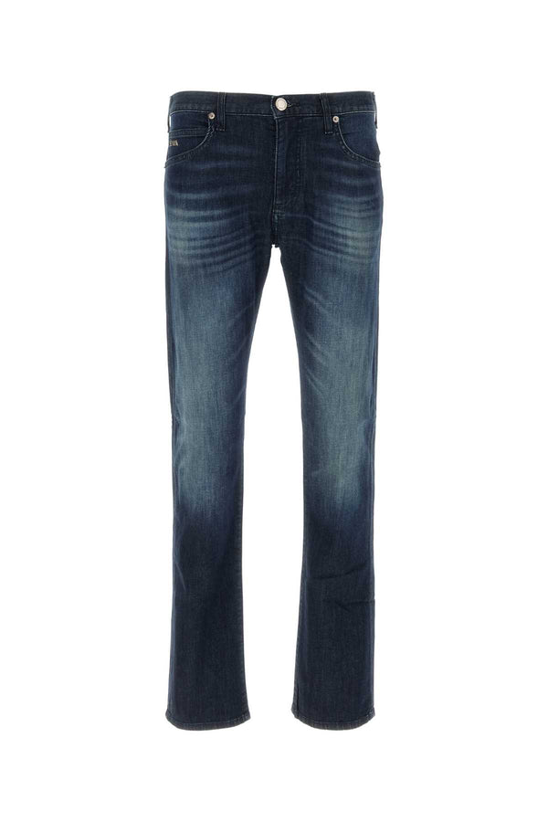 Emporio Armani 99% Cotton jeans in navy