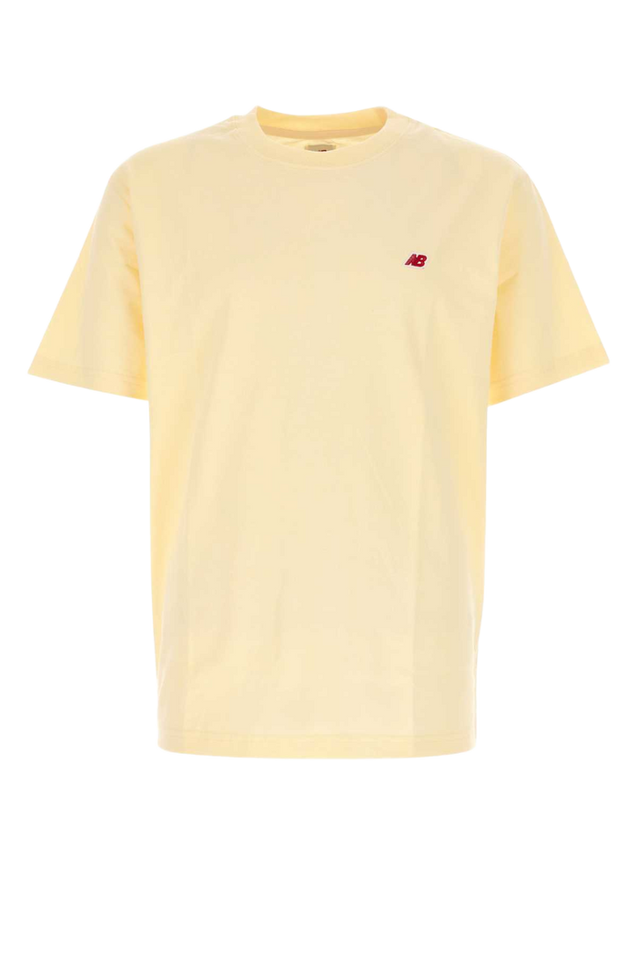 Yellow Cotton T-Shirt Calcium Exterior