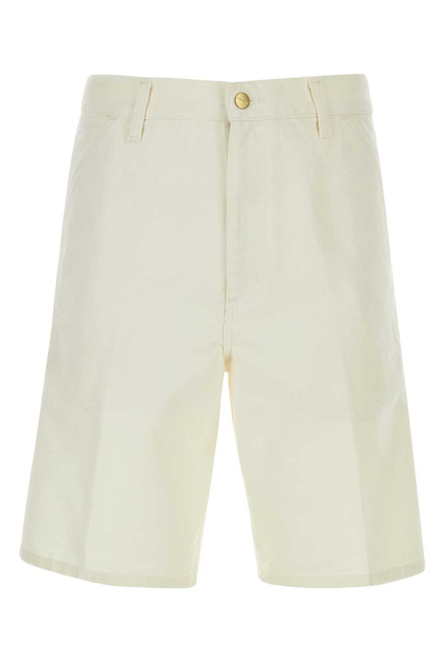 Carhartt Wip Knee 100% Cotton shorts in white