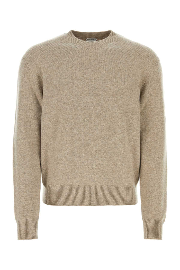 Cappuccino Stretch Cashmere Blend Sweater Desert Maglieria