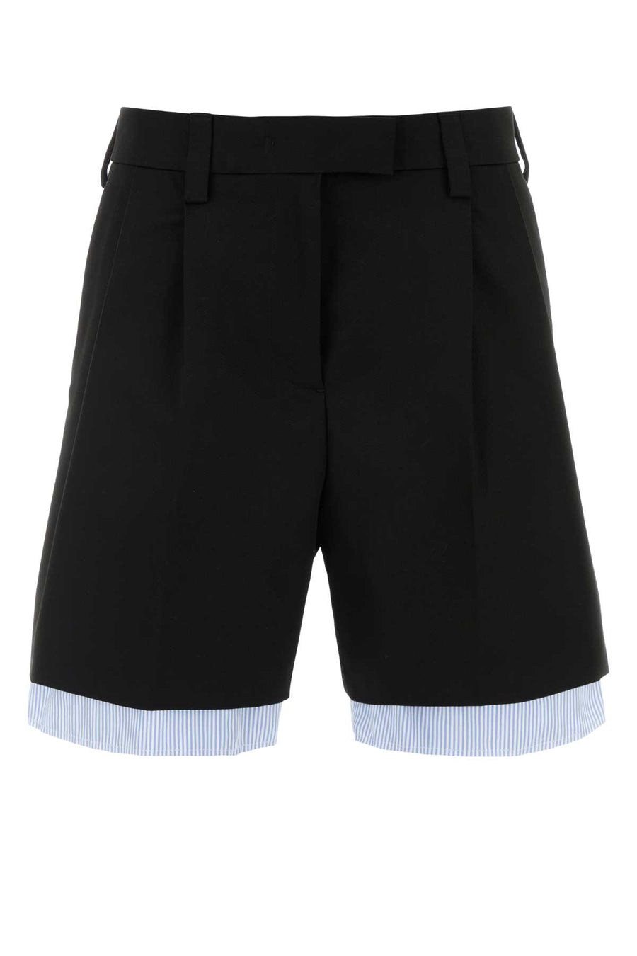 Miu Miu 100% Cotton (Exterior) bermuda shorts in black