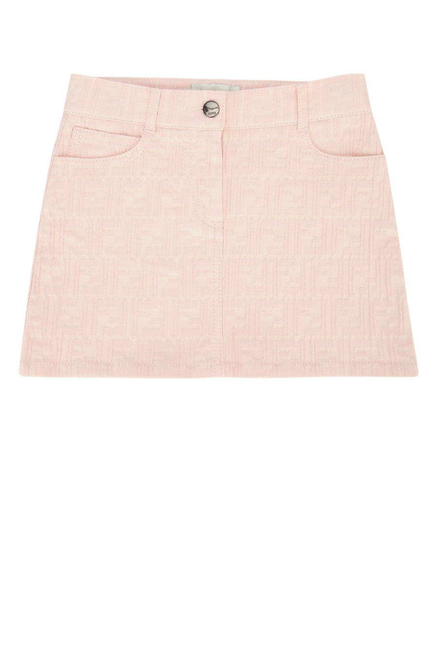 Fendi Kids Cotton 87% Cotton skirt in pink