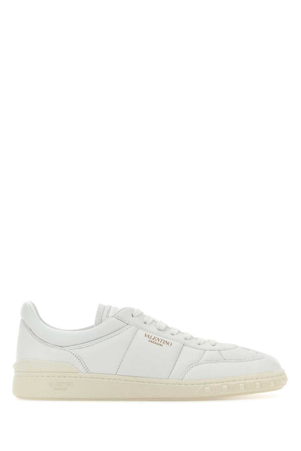 Valentino Garavani Exterior: 100% Leather sneaker in white