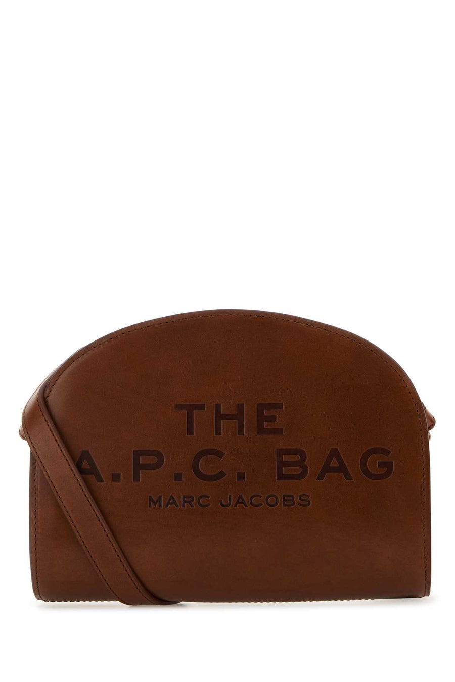 A.P.C. Marc Exterior: 100% Leather; Lining: 100% Fabric crossbody bag in brown