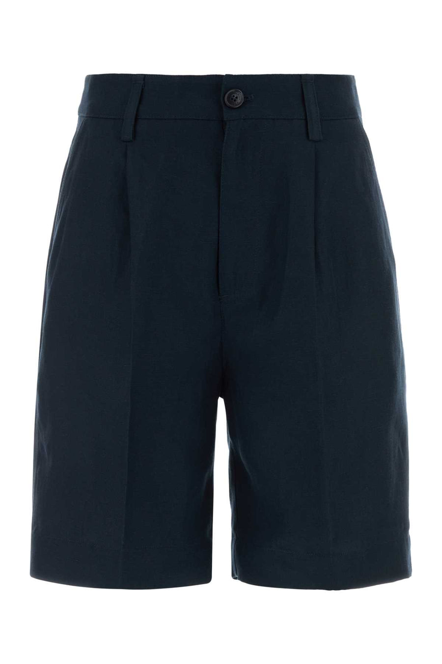 Woolrich 74% Lyocell 26% Linen bermuda shorts in navy