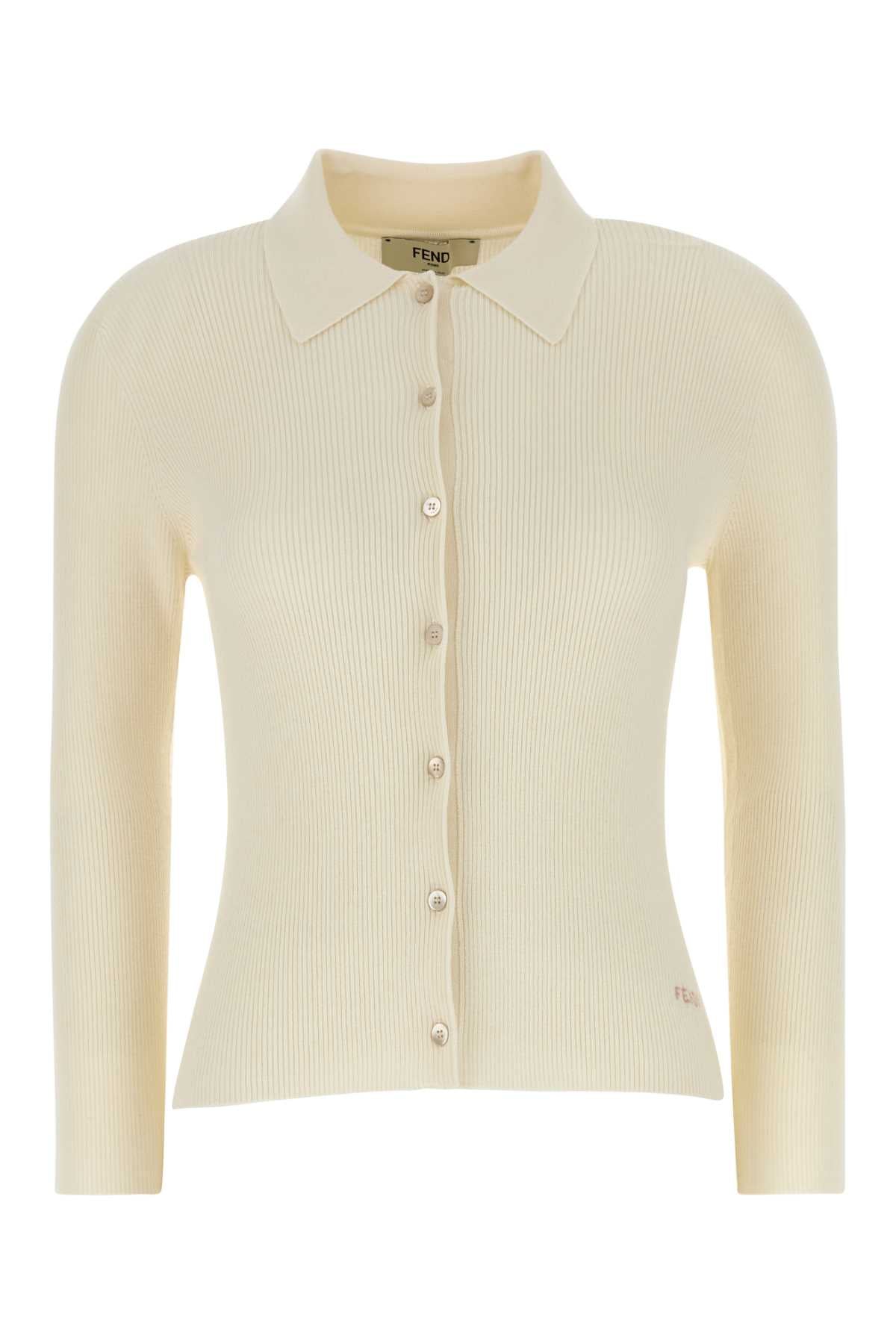 Ivory Exterior: Wool Silk Elastane Camicie