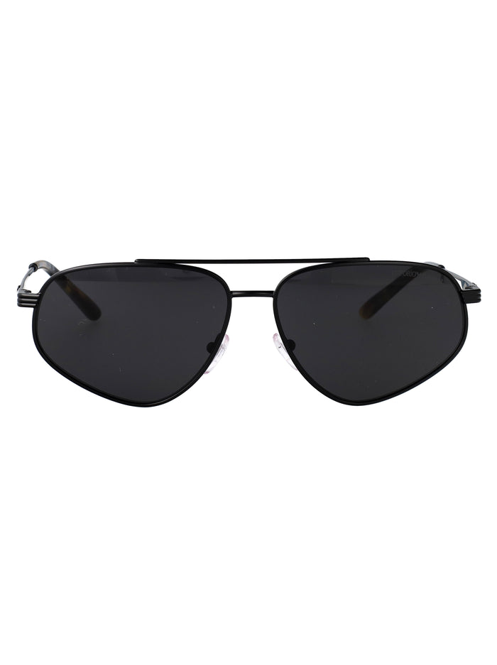 0ea2156 300187 Nero Opaco Metal Sunglasses