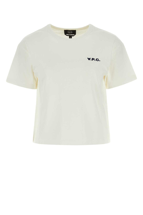 A.P.C. Boxy 100% organic cotton t-shirt in white