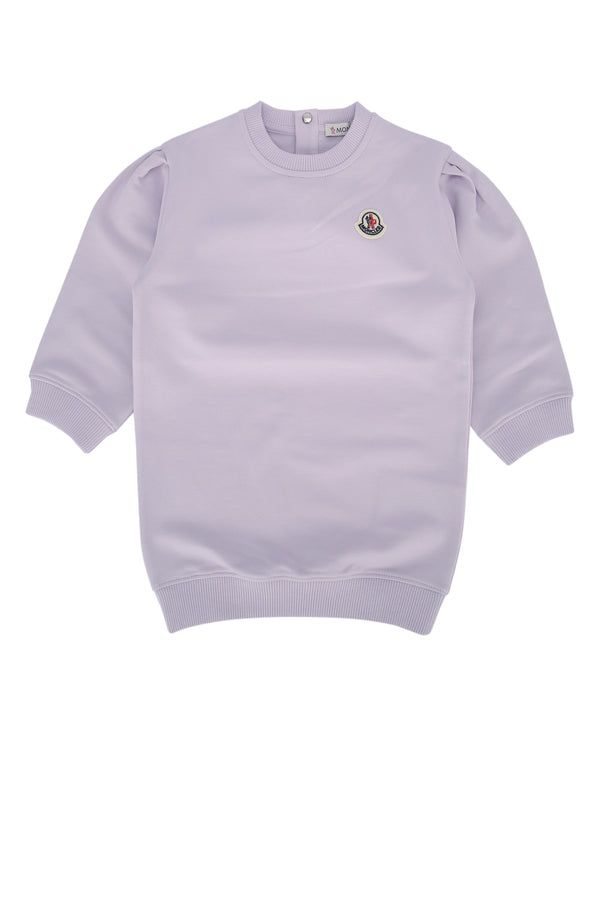 Moncler Jr 95% Cotton dress in purple