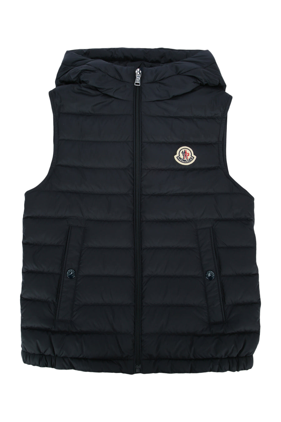 Moncler Jr Vest Outer: 100% Polyamide/Nylon gilet in navy