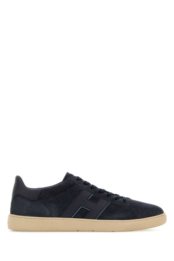 Hogan Cool Exterior: 100% Suede sneaker in navy