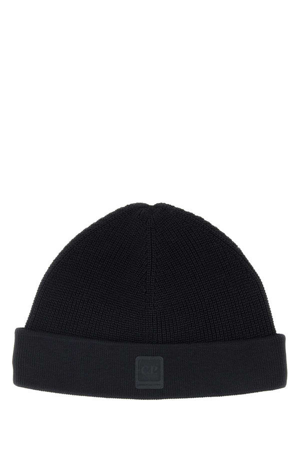 C.P. Company Series 100% Cotton beanie in black