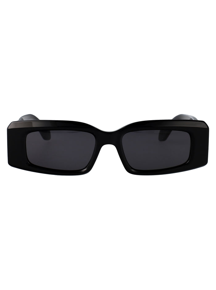 Black Grey Recycled Acetate Sunglasses