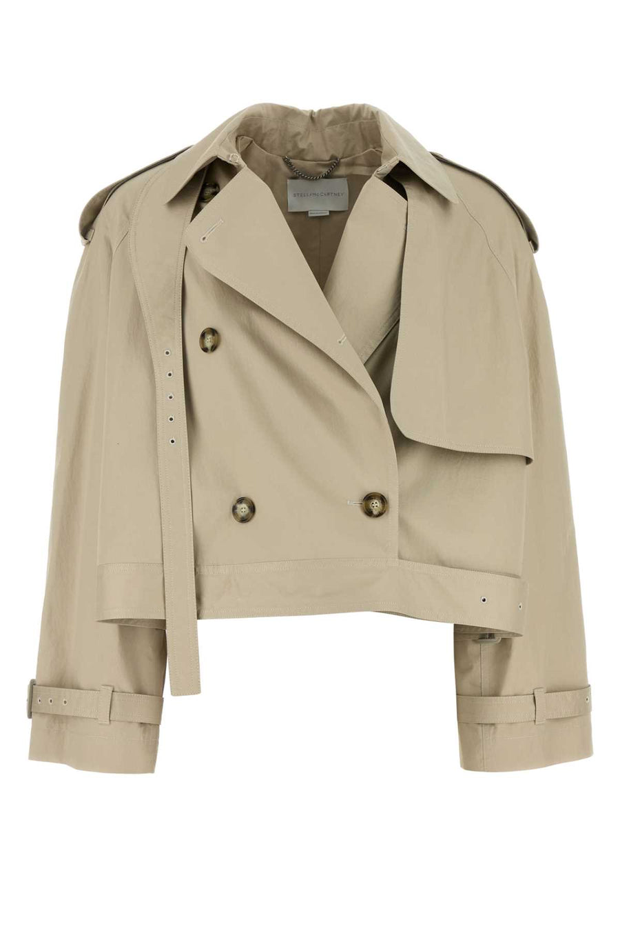 Stella McCartney Cotton Exterior: 100% Cotton; Lining: 52% Viscose trench coat in beige