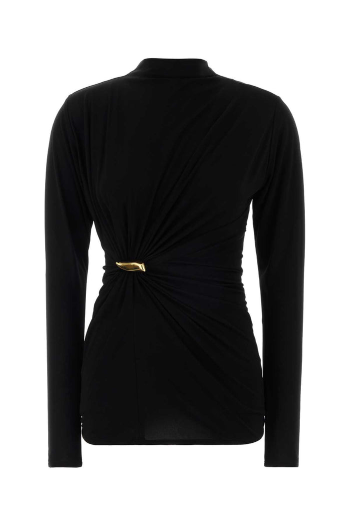 Black Exterior: Viscose Maglie