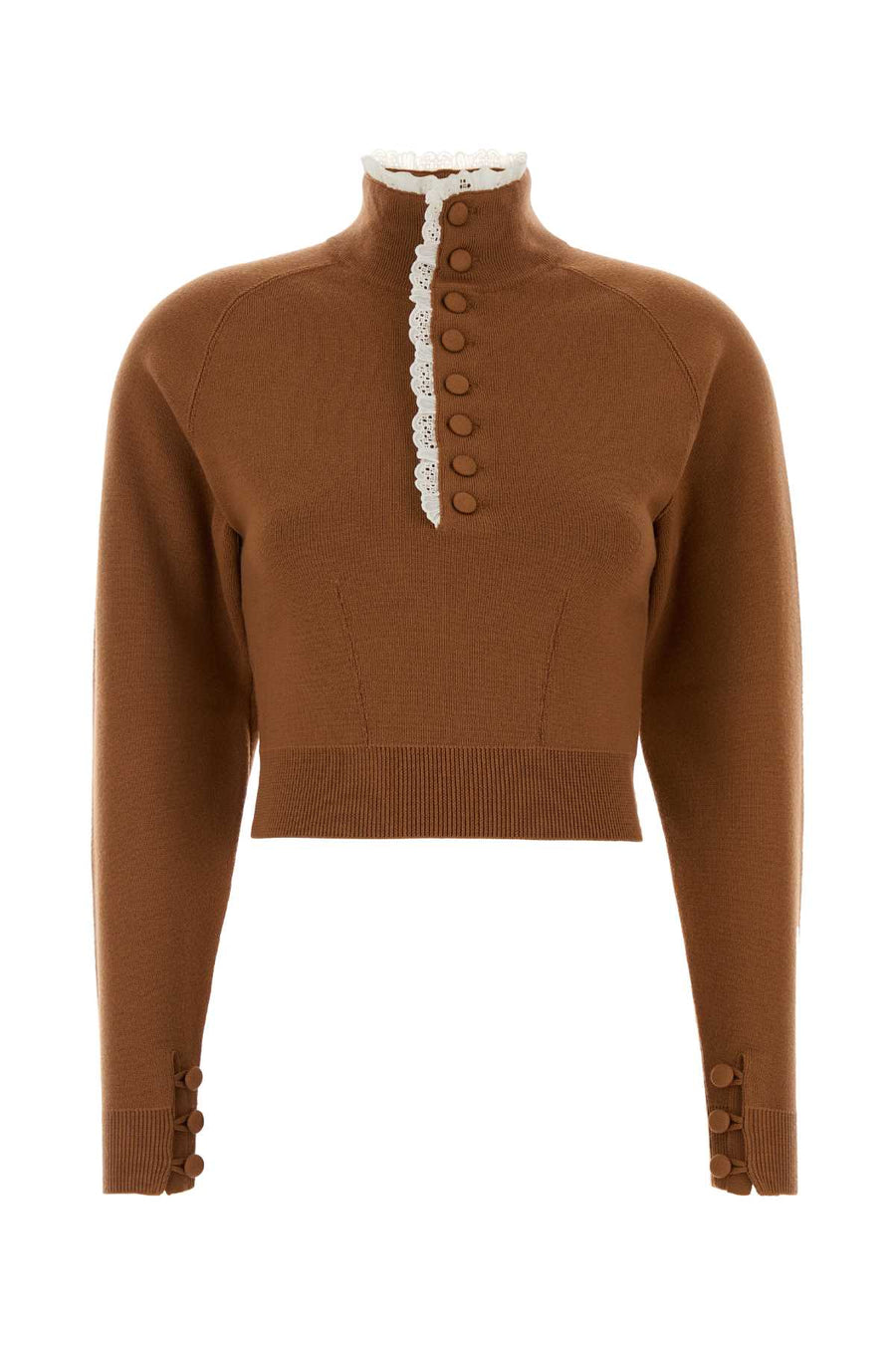 Chloé 100% Wool sweater in brown