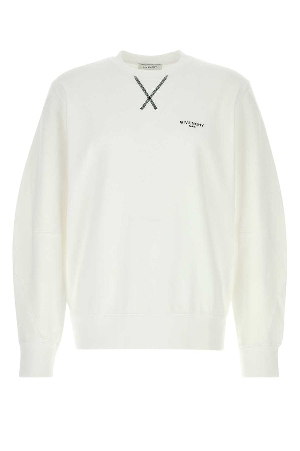 Givenchy Seam 100% Cotton sweatshirt in white