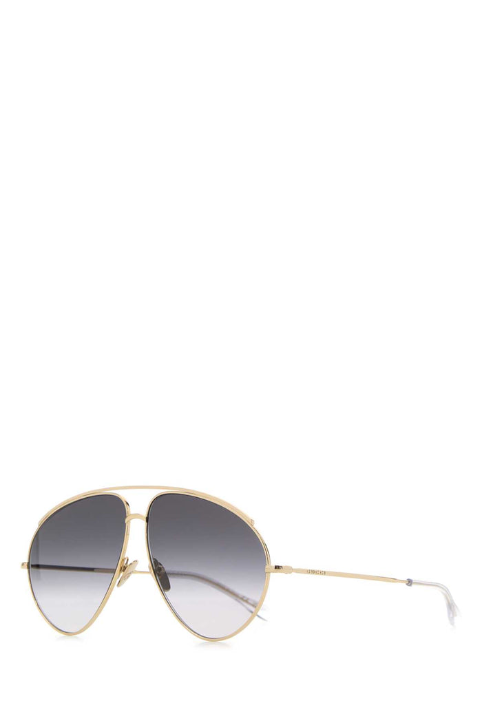 Gold Metal Sunglasses Goldgoldtraschain Occhiali Da Sole