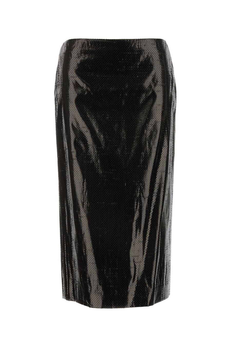 Alexander McQueen Exterior: 86% Silk skirt in black