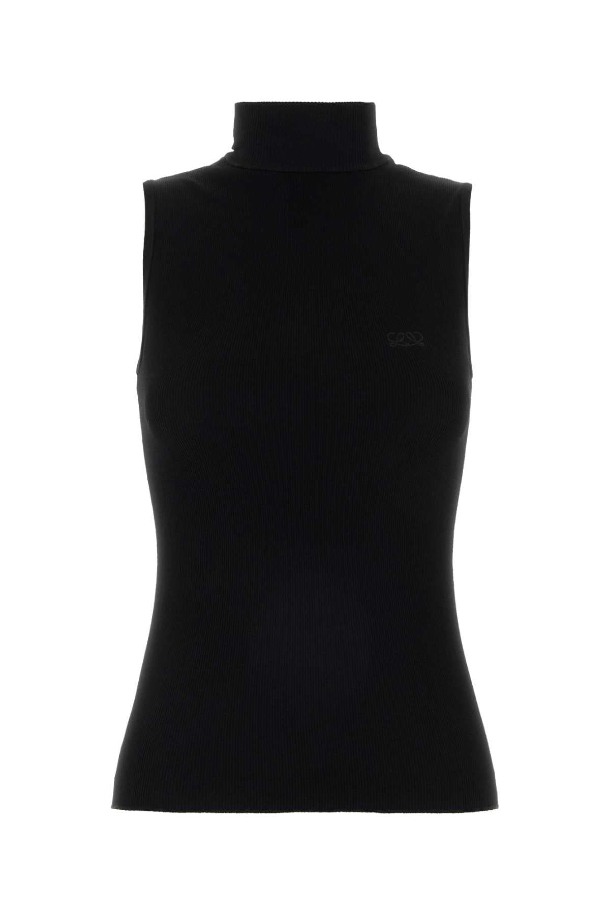 Black Knit Top Maglie
