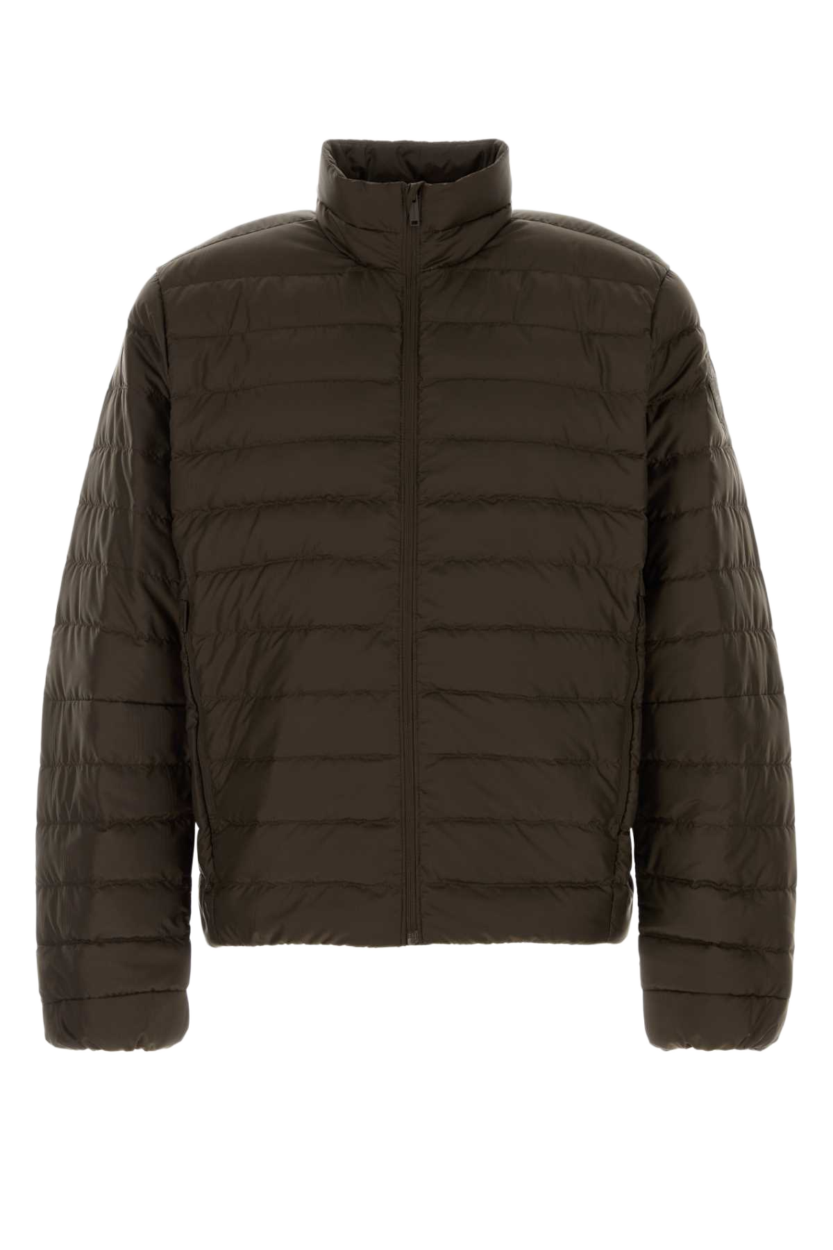 Chocolate Polyester Stratus Down Jacket Terraterra Giacche E Gilet