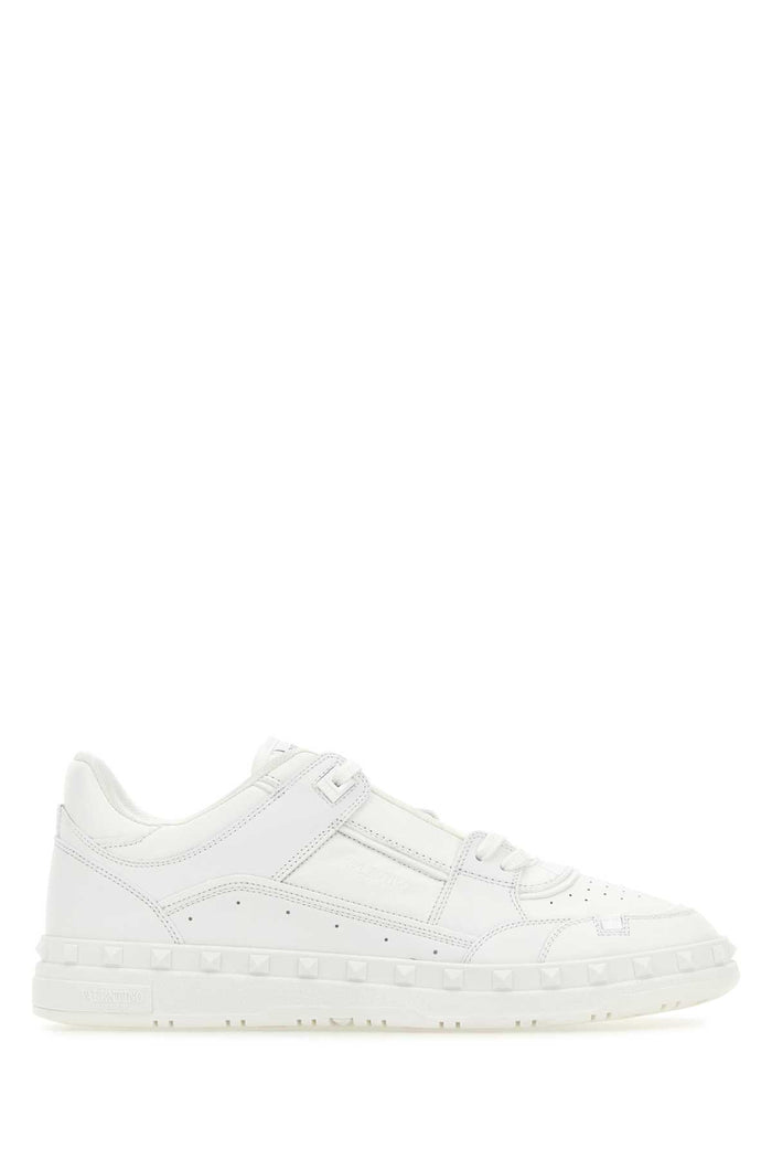 White Leather Freedots Sneakers Biancobiancobiancobianco