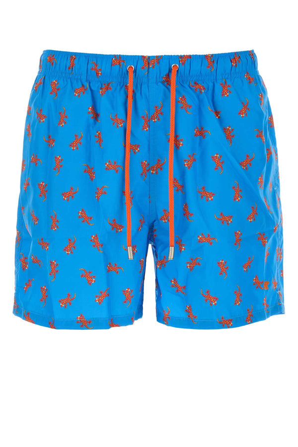 Gallo Exterior: 100% Recycled Polyester; Lining: 100% Polyester swimming shorts in blue