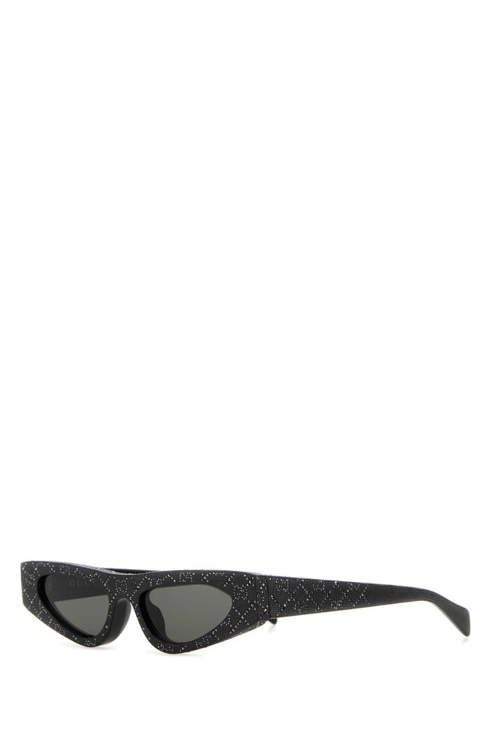 Embellished Acetate Sunglasses Blackstrassgrey Exterior: Occhiali Da Sole