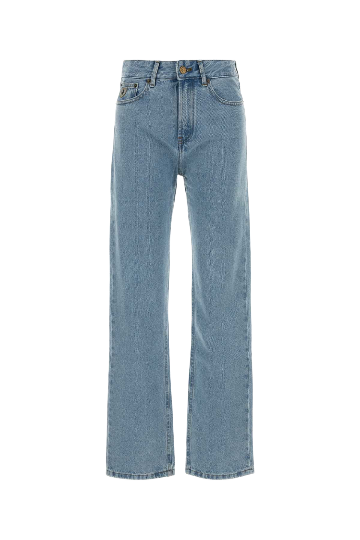 Denim New Dana Jeans Bleach Exterior: Cotton