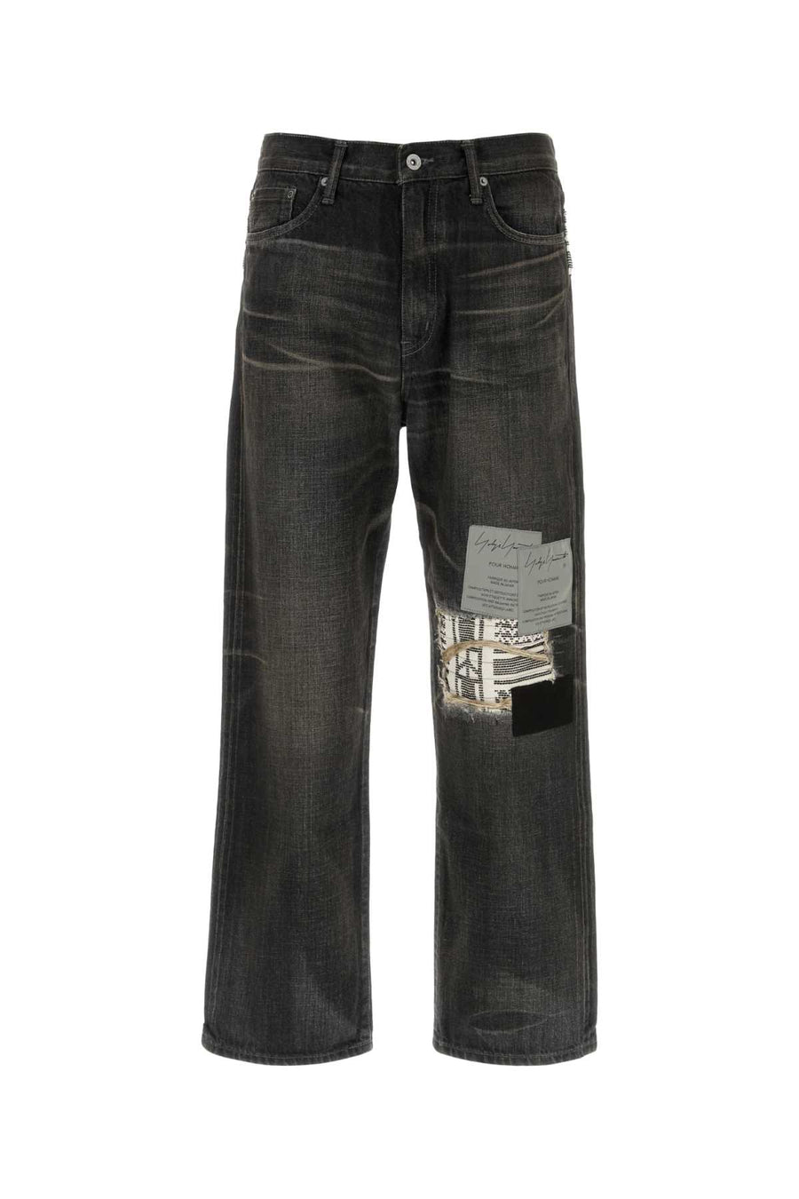 Yohji Yamamoto Denim 100% Cotton jeans in black