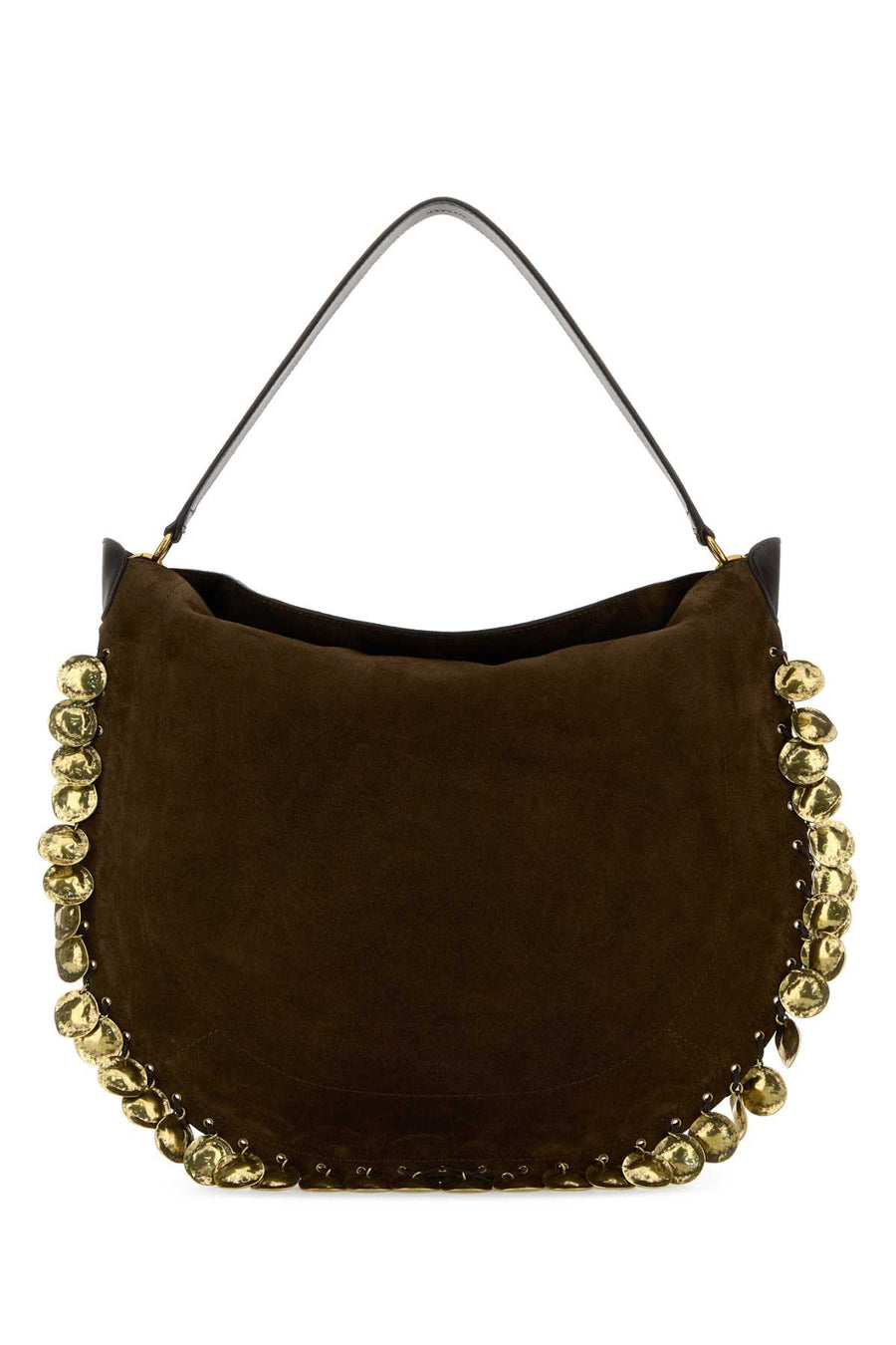 Isabel Marant Exterior: 100% Calf shoulder bag in bronze