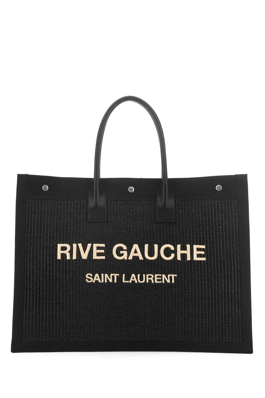 Saint Laurent 63% Viscose tote bag in black