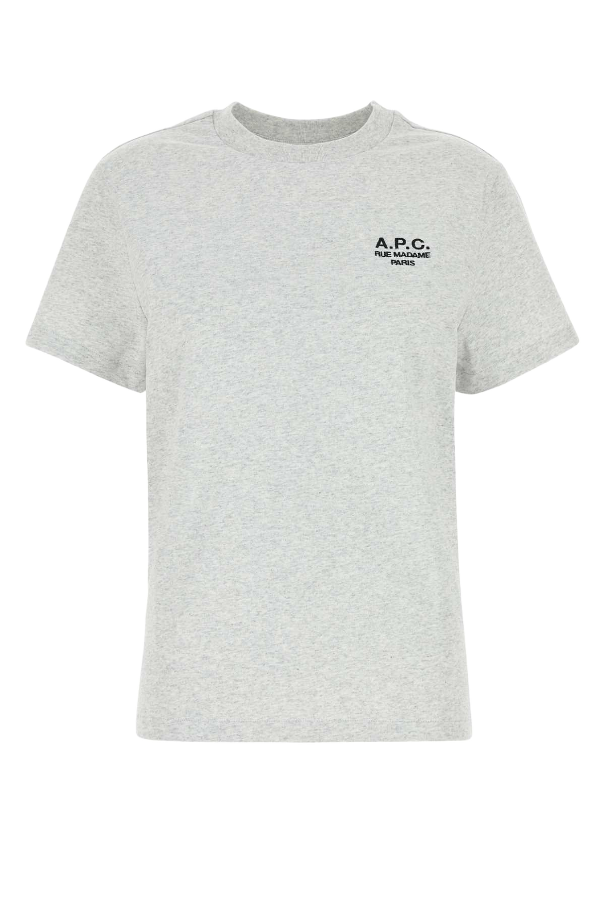 Light Grey Cotton T-Shirt Grischinenoir Coton Biologique