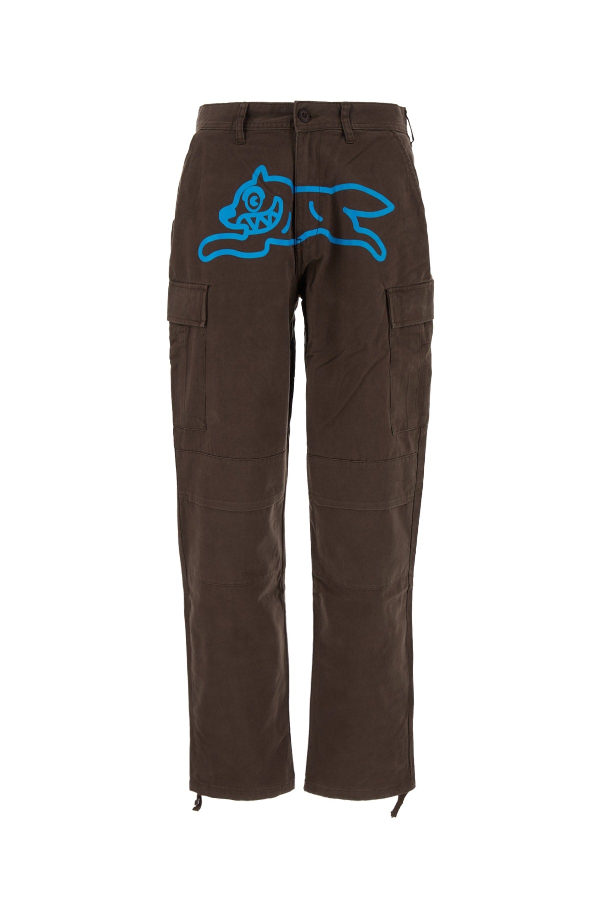 Brown Cotton Pantaloni