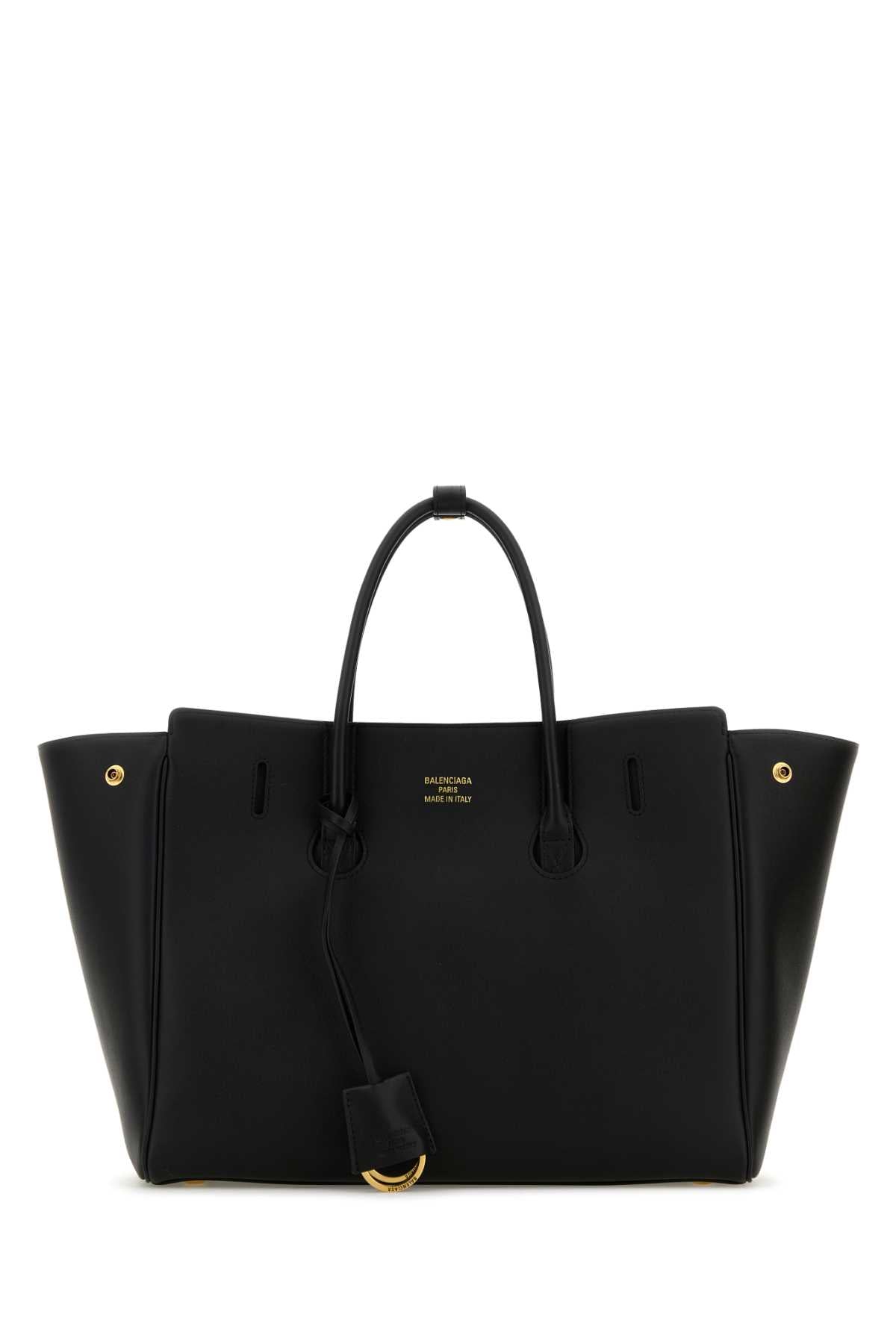 Black Leather Small Carry All Hempton Handbag Borse A Mano