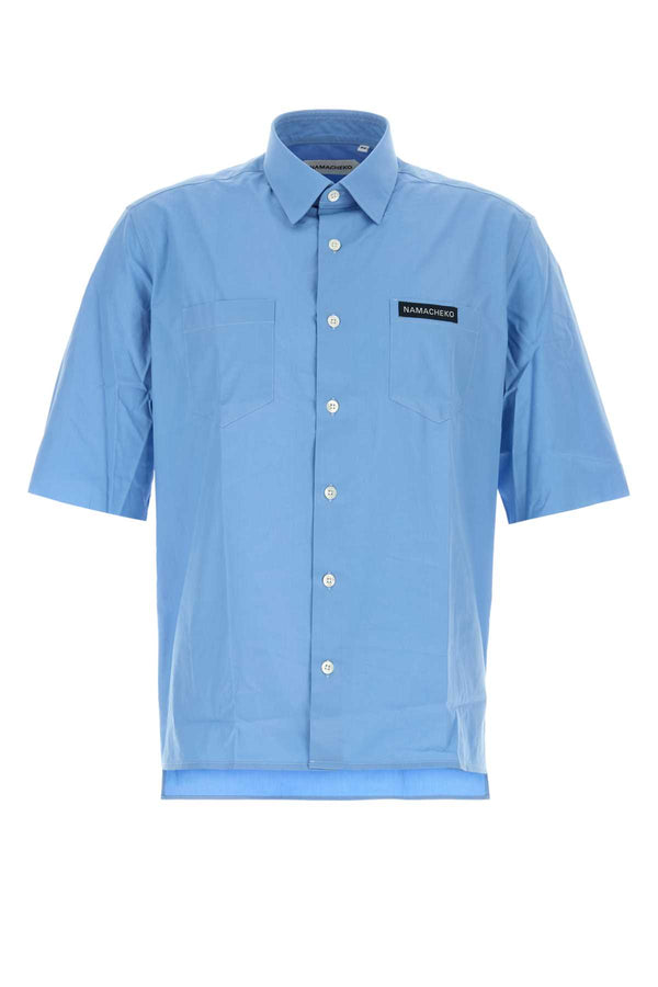 Namacheko Sleeve 100% Cotton shirt in blue