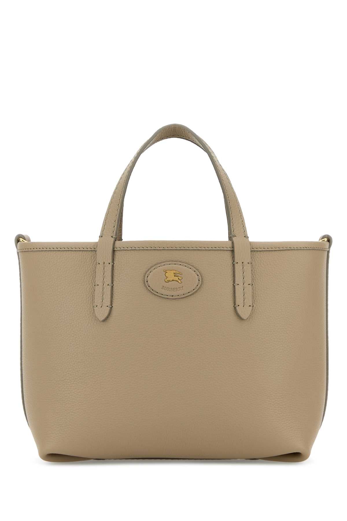 Dove Grey Leather Mini Bloomsbury Reversible Handbag Mallowpink Borse A Mano