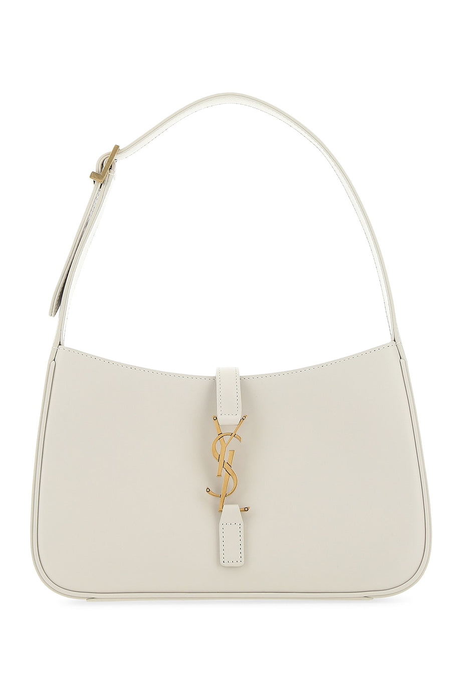 Saint Laurent 100% leather shoulder bag in beige