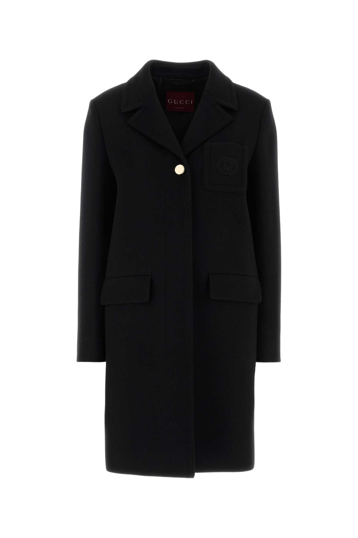 Black Wool Coat Blackblackblack Cappotti
