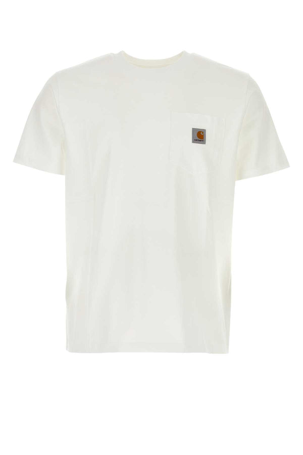 Carhartt Wip 100% Cotton Single Jersey t-shirt in white