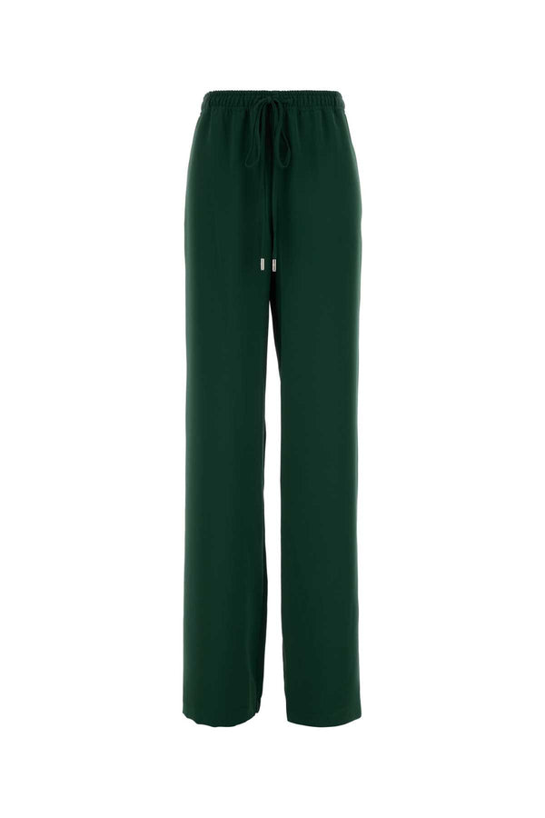 Ermanno Scervino 100% Polyester trousers in green