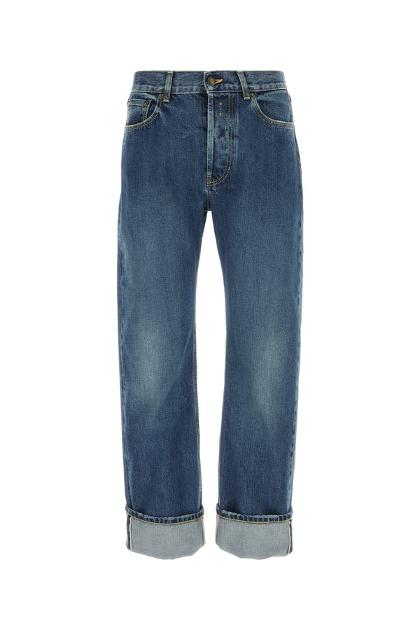 Alexander McQueen Cotton 100% jeans in blue