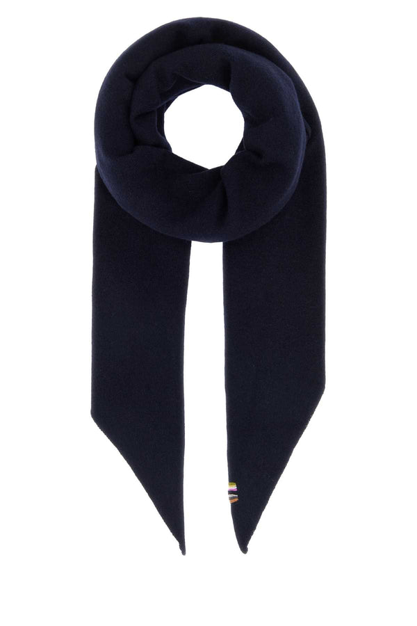 Dark Blue Cashmere Blend Nâ°150 Scarf Navy Sciarpe E Foulard