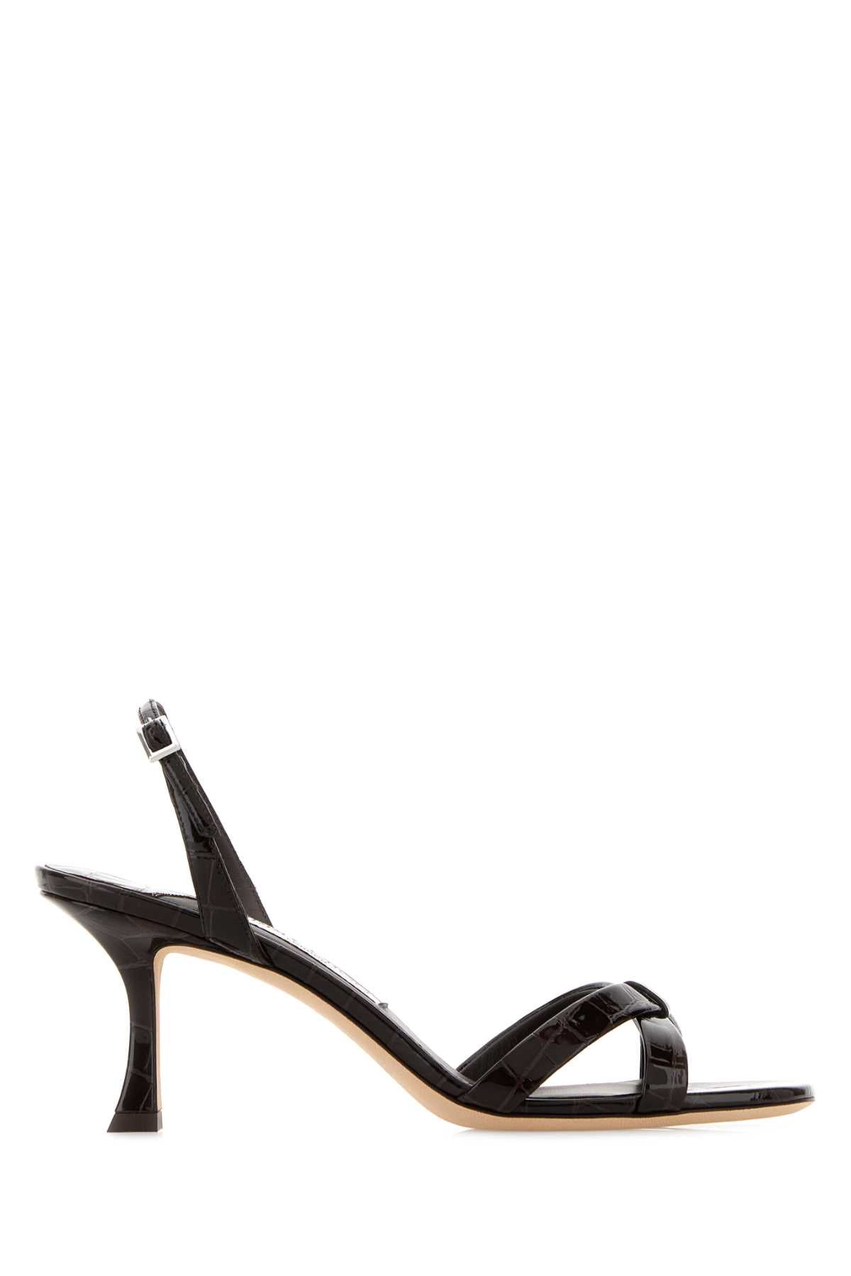 Dark Brown Suede Elsy 70 Sandals Sambuco Sandali