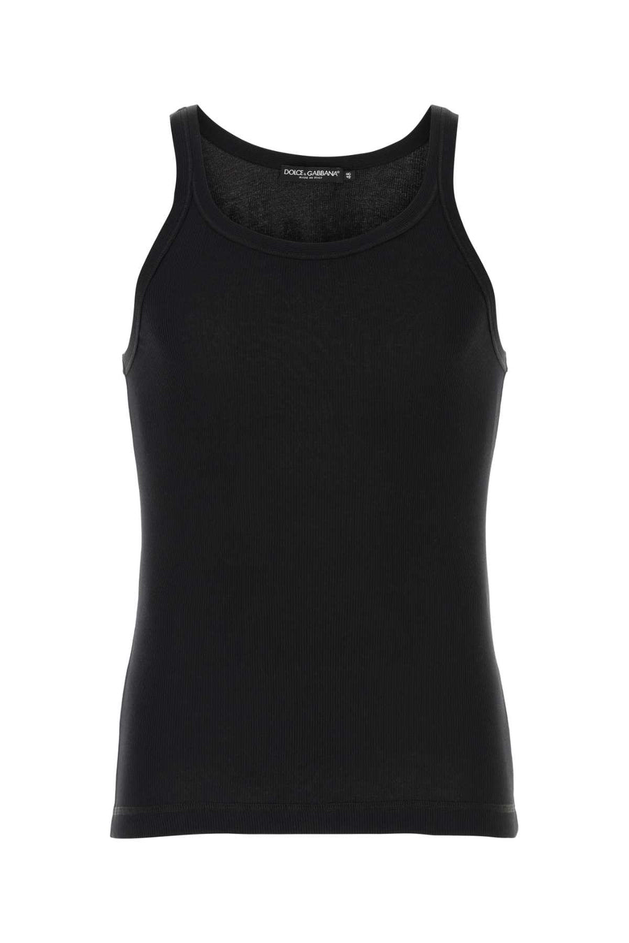 Dolce & Gabbana 100% Cotton tank top in black