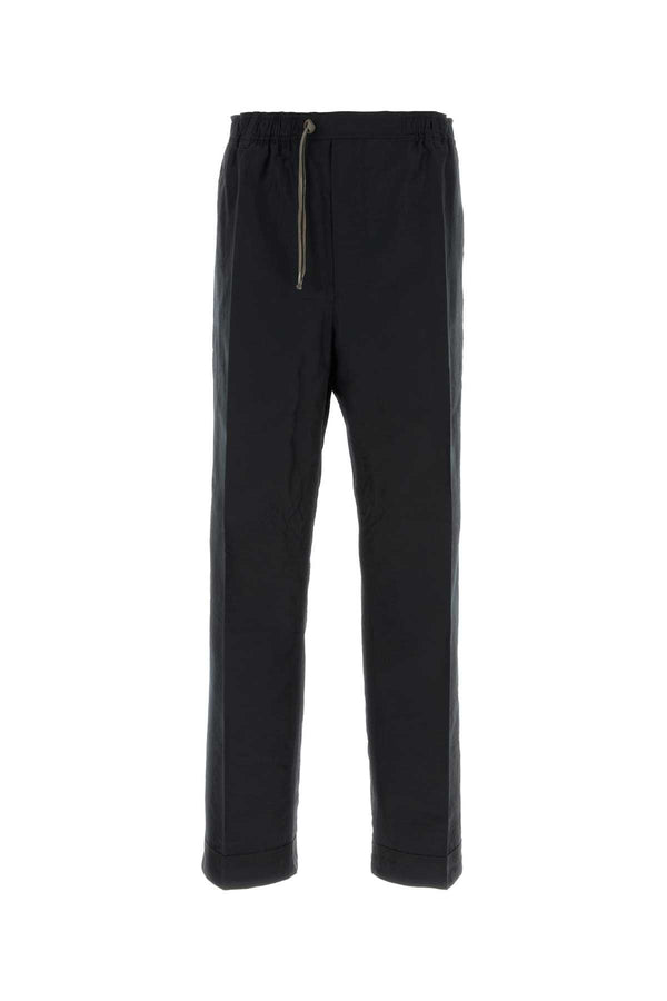 Maison Margiela 75% Cotton 16% Nylon 9% Silk trousers in blue