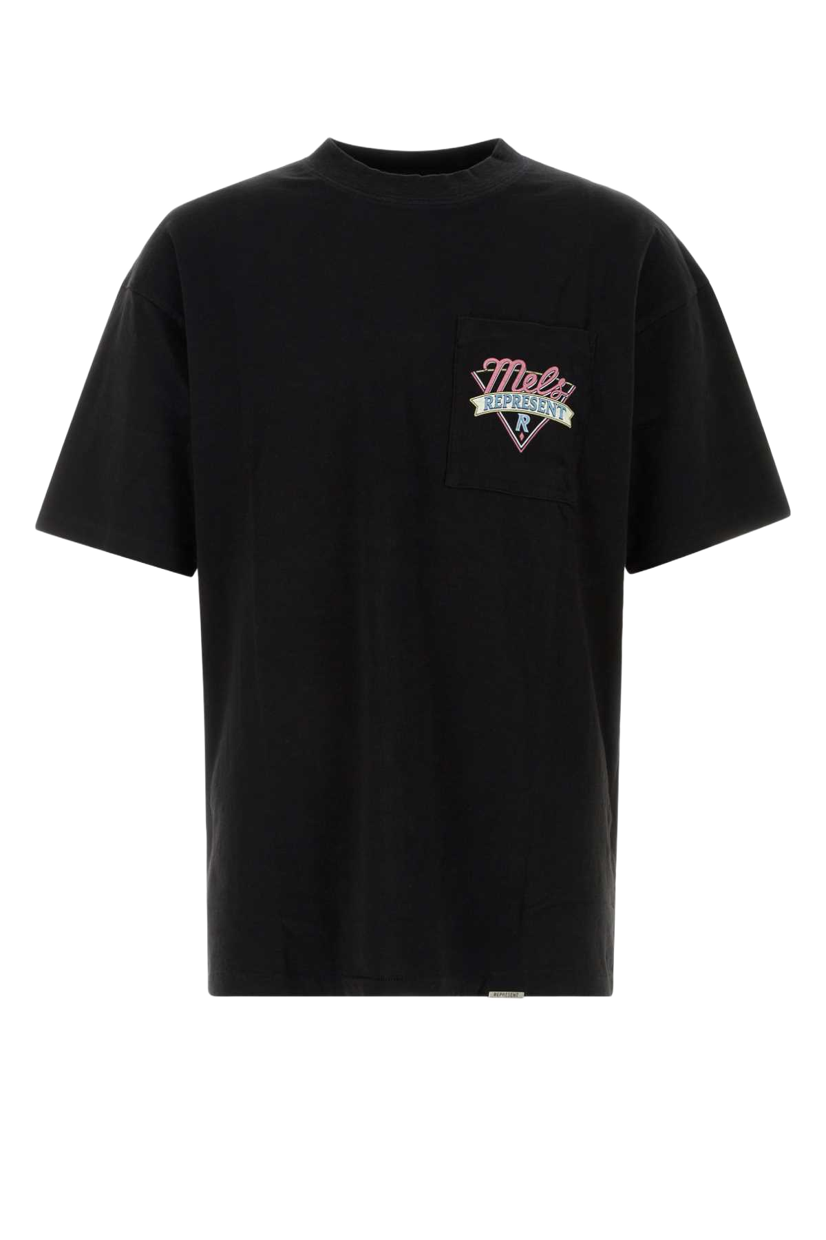 Black Cotton Oversize T-Shirt Jetblack Exterior